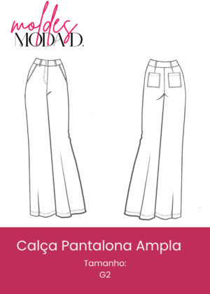 Calça Pantalona Ampla (G2)
