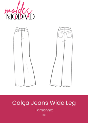 Calça Wide Leg (M)