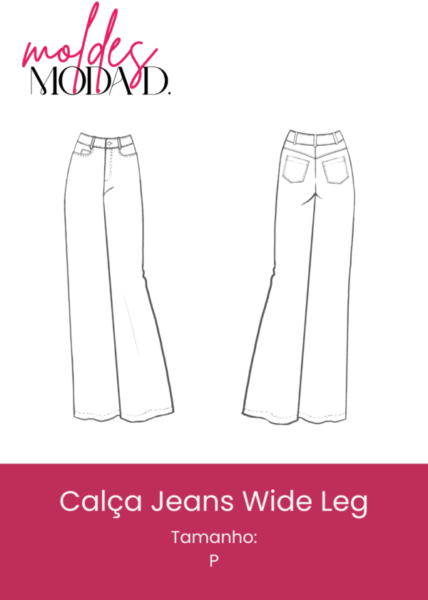 Calça Wide Leg (P)