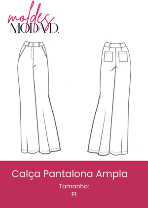 Calça Pantalona Ampla (P1)