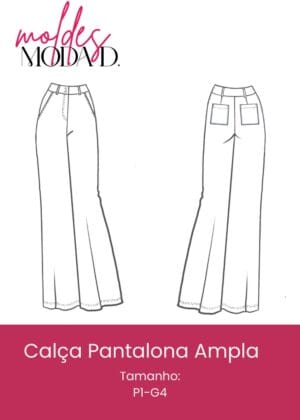 Calça Pantalona Ampla (P1-G4)