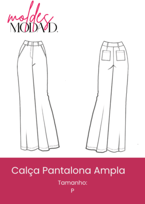 Calça Pantalona Ampla (P)