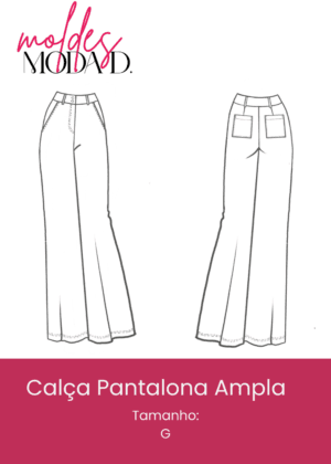 Calça Pantalona Ampla (G)