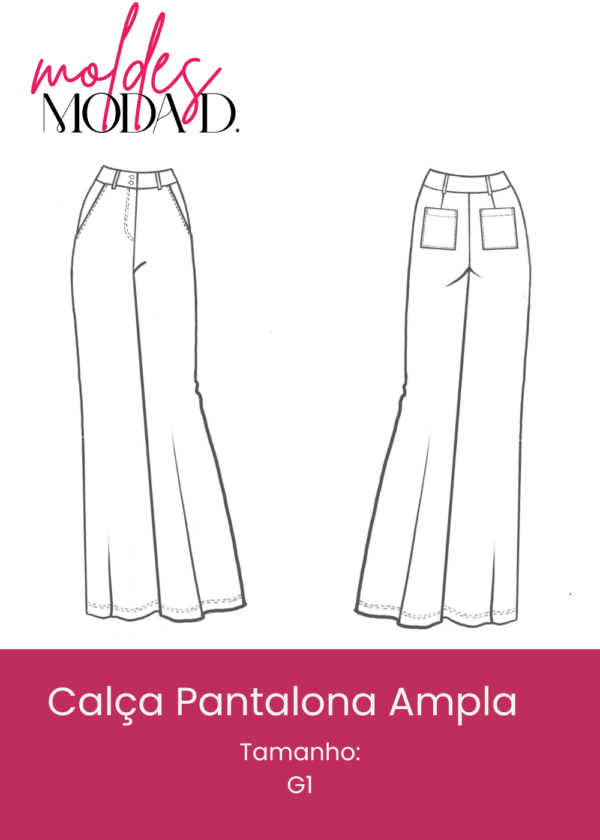 Calça Pantalona Ampla (G1)