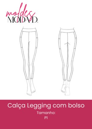 Calça Legging com bolso (P1)