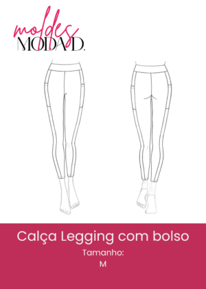 Calça Legging com bolso (M)