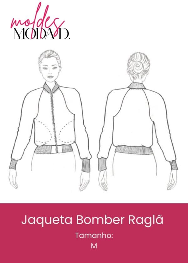 Jaqueta Bomber Raglã (M)