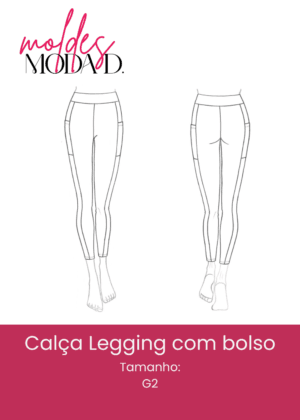 Calça Legging com Bolso (G2)