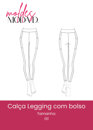 Calça Legging com Bolso (G1)