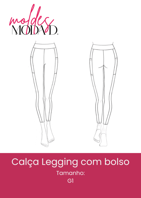 Calça Legging com Bolso (G1)