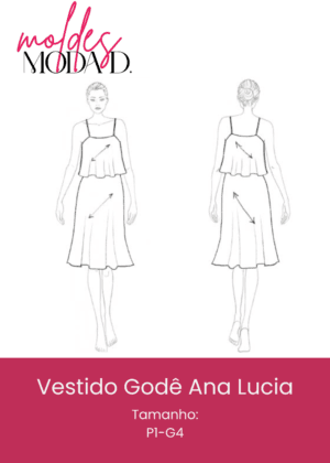 Vestido Godê Ana Lucia